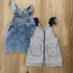 女の子服　セット売り　ジャンパースカート　TOMCAT アプレ　100