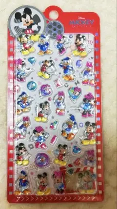 海外限定正規品！立体 ぷくぷくシール　3Ｄ　ボンボンドロップ Disney公式