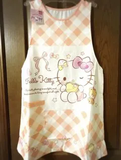 【新品タグ付き】ハローキティ　エプロン　保育士さん等