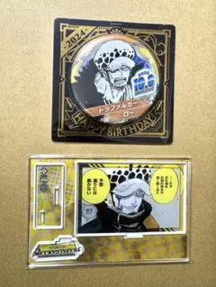 ONEPIECE バースデイ缶バッジ トラファルガー・ロー 2021 - メルカリ