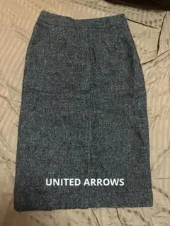 ツイードタイトスカート　ネイビー