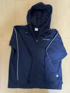 CONVERSE フード付きジャージ L ネイビー