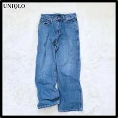 UNIQLO ユニクロ ストレートデニム シンプル カジュアル ゆったり