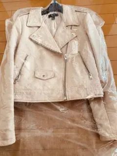 Forever21 フェイクレザー ライダースジャケット (M)のサムネイル