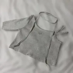 Chico CIAOPANIC TYPY リブニット 半袖 トップス グレーのサムネイル