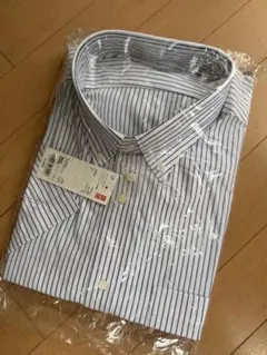 UNIQLO 半袖 ストライプシャツ 3XL 新品のサムネイル