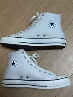 converse allstar hi leather white 26.5cm