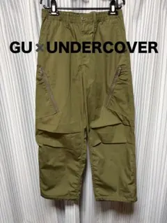 GU × UNDERCOVER ワークパンツ オリーブグリーン