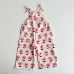 新品　zara baby 花柄オーバーオール　86cm