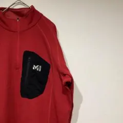 ミレー　フリース　ポーラテック　ハーフジップ