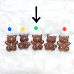 【緑】□9.猫　…備前焼