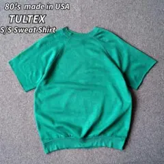 USA製 80s ビンテージ TULTEX スウェット 無地 ラグラン 古着 M