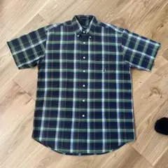 US古着 チェック 半袖シャツ