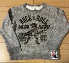 F.O.KIDS 恐竜ロックトレーナー 120サイズ 裏シャギー