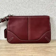 COACH コーチ　レザー　シグネチャー　ポーチ　小物入れ