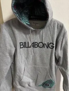 BILLABONG グレー プルオーバーパーカー