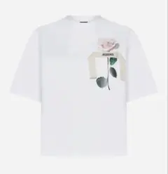JACQUEMUS クリーム色 オーバーサイズTシャツ - メルカリ