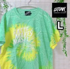 【希少】LEFLAH レフラー タイダイ柄 グラフィックTシャツ L カラフル