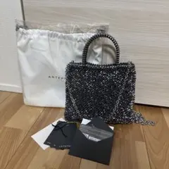 新品　ANTEPRIMA ビーズショルダーバッグ ブラック 楽天市場】ビーズ（ブランドアンテプリマ）（ショルダーバッグ