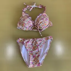 花柄 フリル ビキニ スカート 3点セットのサムネイル