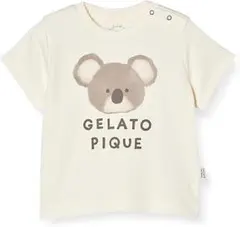 【ジェラートピケ】コアラワンポイントbabyTシャツ　80-90のサムネイル