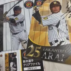 阪神タイガース 新井兄弟 下敷き 2013 新井貴浩＆新井良太 レア - メルカリ