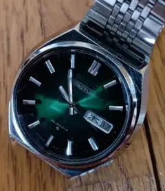 SEIKO LORD MATIC グリーン文字盤 カットガラス 自動巻 ジャンク