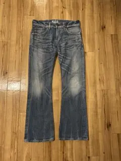 EDWIN 503 Bluetrip デニム フレア ブーツカット Y2K