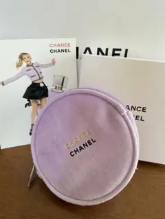 CHANEL シャネル　チャンス　ノベルティ　紫ポーチ　新品未使用