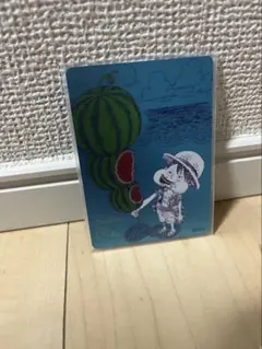 ONE PIECE ルフィ スイカ メタリックシール ナツコミ - メルカリ