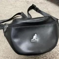 KANGOL ボディバッグ ウエストポーチ ブラックのサムネイル
