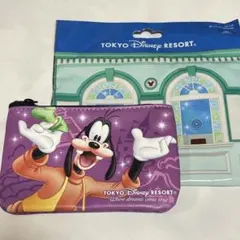 ディズニーパークチケット柄ポーチ　グーフィーのサムネイル