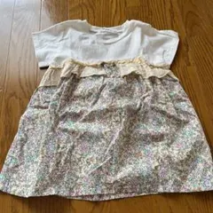 SLAP SLIP トップス Tシャツ 花柄 フリル 110のサムネイル