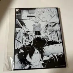 文豪ストレイドッグス　アクリルパネル　原作絵　太宰治　中原中也　15歳