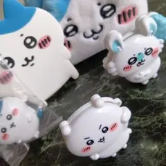 【ちいかわ】キャラクターグッズ ミニポーチ 手鏡 クリップ ハチワレ 5点セット