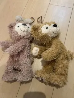 ダッフィー　シェリーメイ　ぬいぐるみポーチ