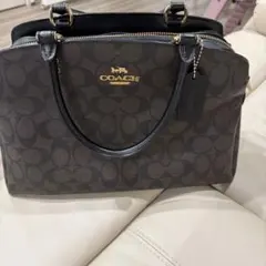 COACH ダークブラウン ハンドバッグ