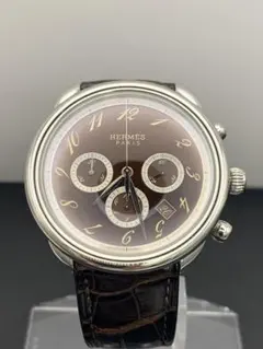 エルメス HERMES AR4.910 アルソー デイト クロノグラフ 自動巻きのサムネイル
