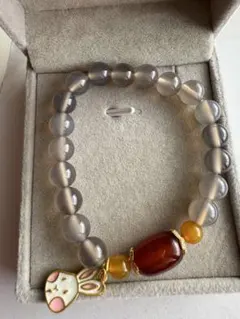 (1448) パワーストーン 瑪瑙　ブレスレット　8.5mm