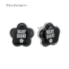 MARY QUANT アクリルカバーピアス　ブラック