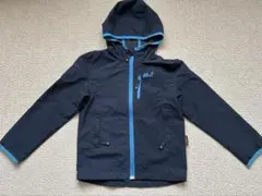 Jack Wolfskin フード付きジャケット ネイビー　130のサムネイル