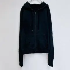 AmericanApparel アメリカンアパレル ジップアップパーカー 黒 Sのサムネイル