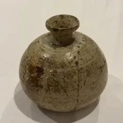 常滑焼 藻掛釉 小壺 水野博司 共箱 栞付 作家物 一輪挿し 花入 - メルカリ