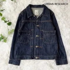 URBAN RESEARCH デニムジャケット ブルゾン　インディゴブルー