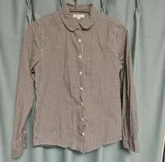 earth music & ecology ギンガムチェックシャツ Sサイズ