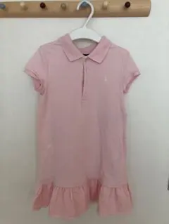 POLO RALPH LAUREN 半袖ワンピース 4/4T ピンク