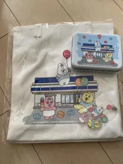 おぱんちゅうさぎ んぽちゃむ ローソン 可哀想にトートバッグ クランチ缶