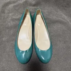 J.CREW エナメルレザー パンプス グリーンのサムネイル