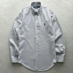 Ralph Lauren グラフチェック ボタンダウン ビジネスシャツ Sサイズ