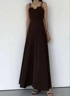 Louere デザインキャミワンピース（フレア／Iライン／マーメイド）